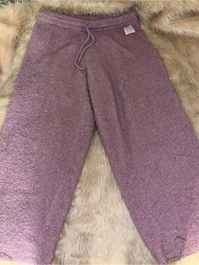 Cozy Victorias Secret lounge pants. Teddy bear cloth. Never worn.